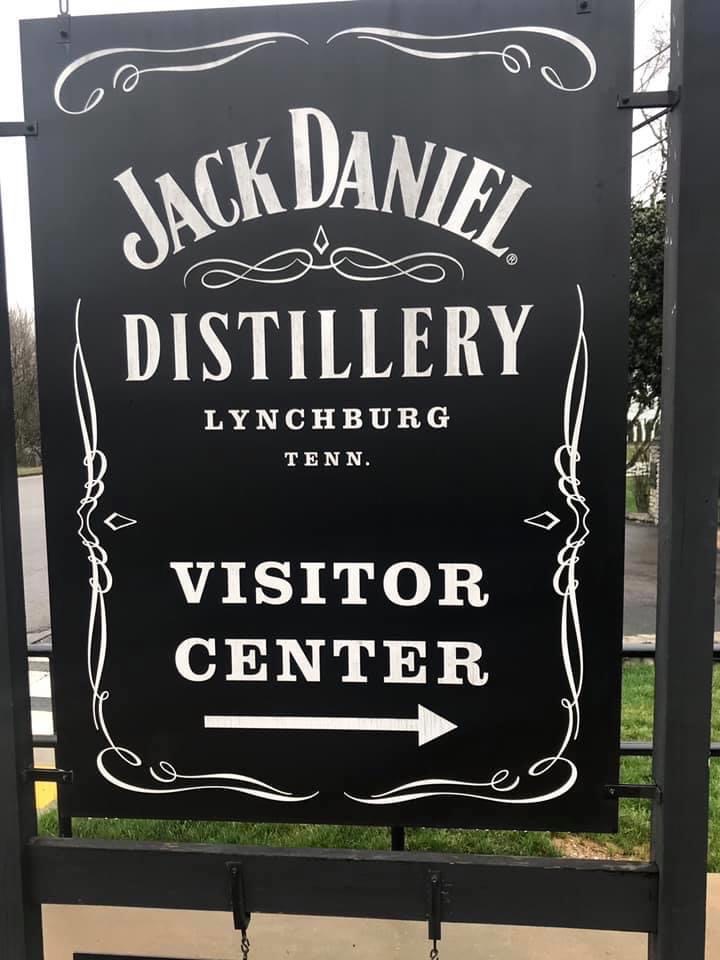 jack daniel's welcome sign