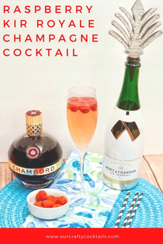 raspberry kir champagne cocktail