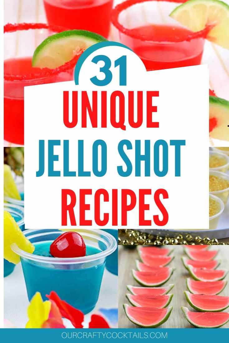 Jello shot recipes collage