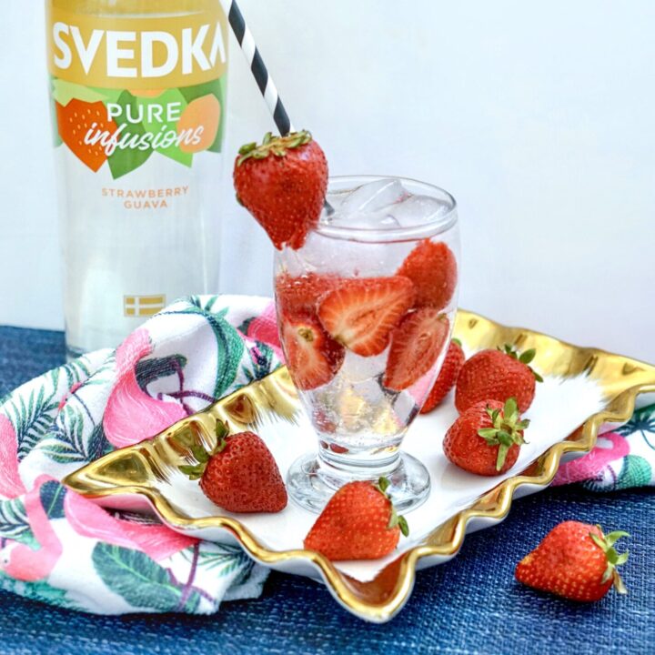 svedka strawberry vodka spiked seltzer