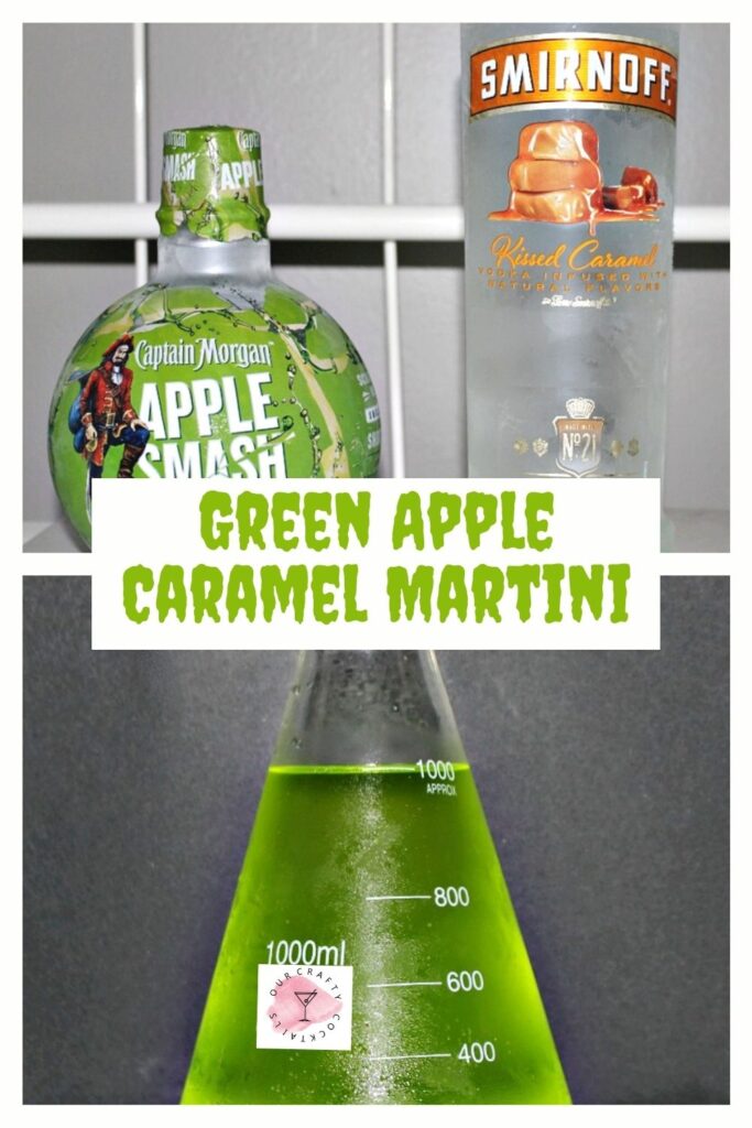 green apple caramel martini