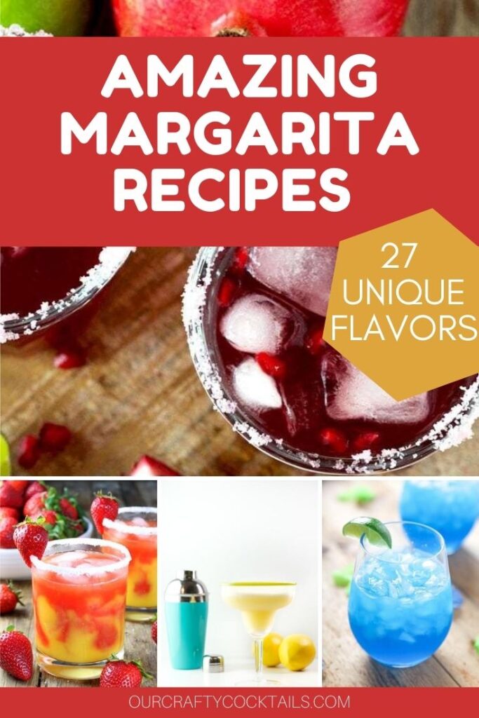 collage of margaritas with text overlay