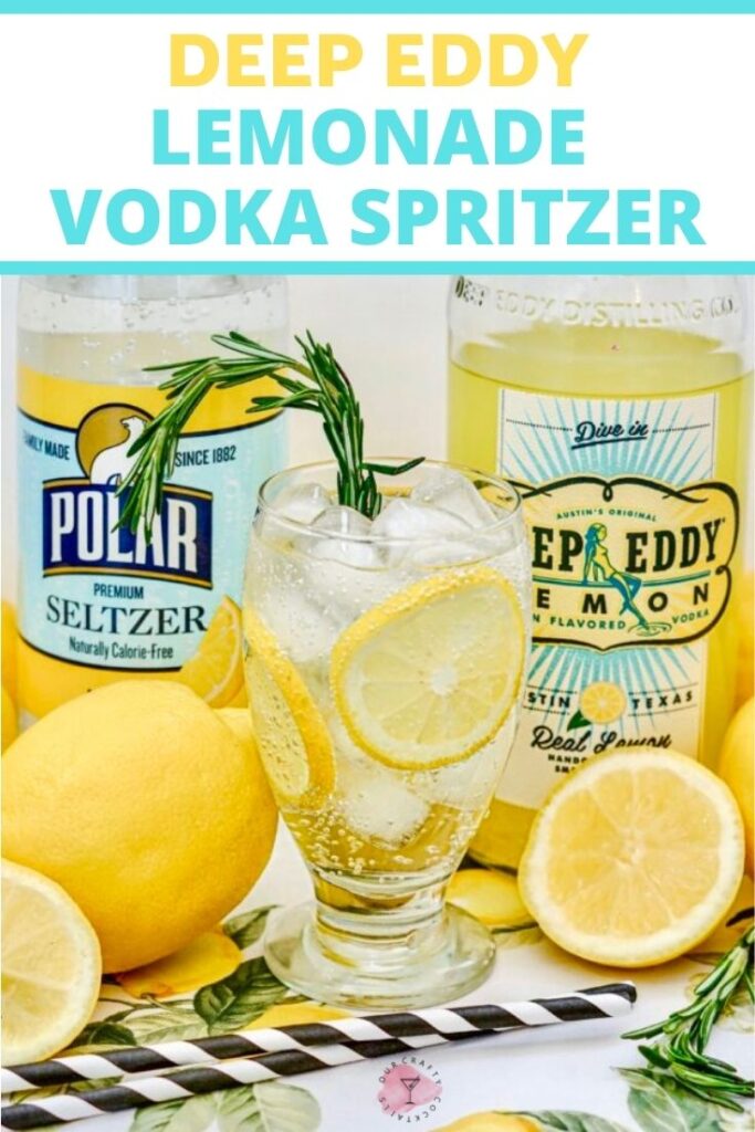 Deep Eddy Lemonade Vodka Spritzer pin image