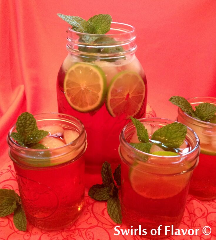 Image for Pomegranate Lime Mint Julep Cocktail